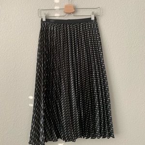 Zara spring pleated dress